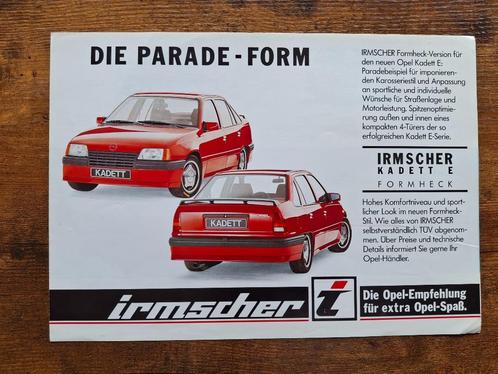 OPEL  IRMSCHER, Boeken, Auto's | Folders en Tijdschriften, Nieuw, Opel, Ophalen of Verzenden