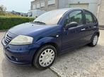 Citroen c3 1.4 benzine bj 2005 123000 km goede staat, Stof, Zwart, 4 cilinders, 1396 cc
