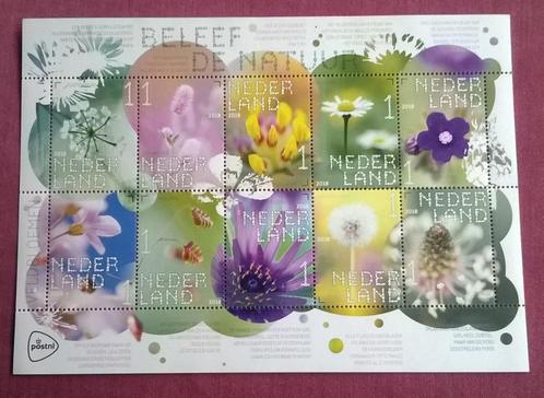 7 Velletjes "Beleef de natuur" (2018/2019), Timbres & Monnaies, Timbres | Pays-Bas, Non oblitéré, Enlèvement ou Envoi