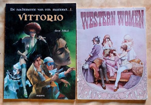 Strip - Jokal - Western Women - Vittorio, Livres, BD, Utilisé, Plusieurs BD, Enlèvement ou Envoi