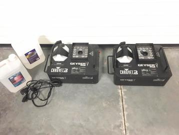 Chauvet DJ Geyser rookmachines  disponible aux enchères