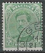 Belgie 1915 - Yvert 137 - Koning Albert I (ST), Affranchi, Envoi, Oblitéré, Maison royale