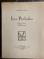 Maus, Octave. Les Préludes. --- 1921, éd.or. ---, Verzenden