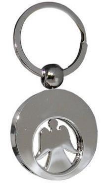 Sleutelhanger beschermengel, tevens winkelwagenmuntje, Collections, Porte-clés, Neuf, Enlèvement ou Envoi