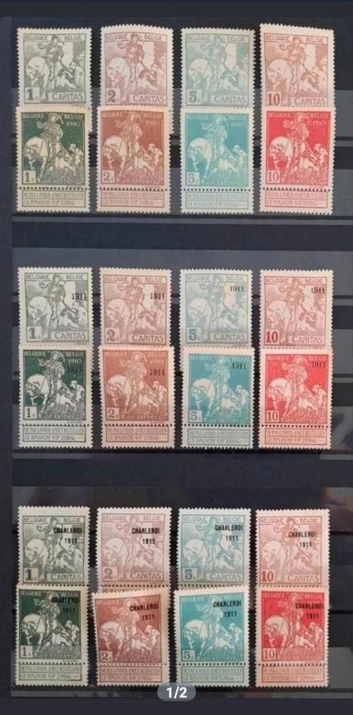 België: OBP 84/07 * Caritas 1910., Postzegels en Munten, Postzegels | Europa | België, Postfris, Orginele gom, Zonder stempel