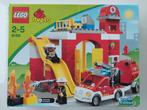 Lego Duplo grote brandweerkazerne, Ophalen of Verzenden, Zo goed als nieuw, Complete set, Duplo