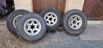 pneus 4x4 sur jeantes aluminium, Ophalen, Overige, Gebruikt, 15 inch