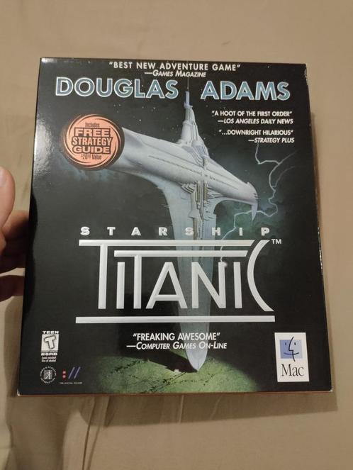 Jeu vintage big box Starship Titanic - MAC - EN - Complet, Games en Spelcomputers, Games | Overige, Zo goed als nieuw, Avontuur en Actie