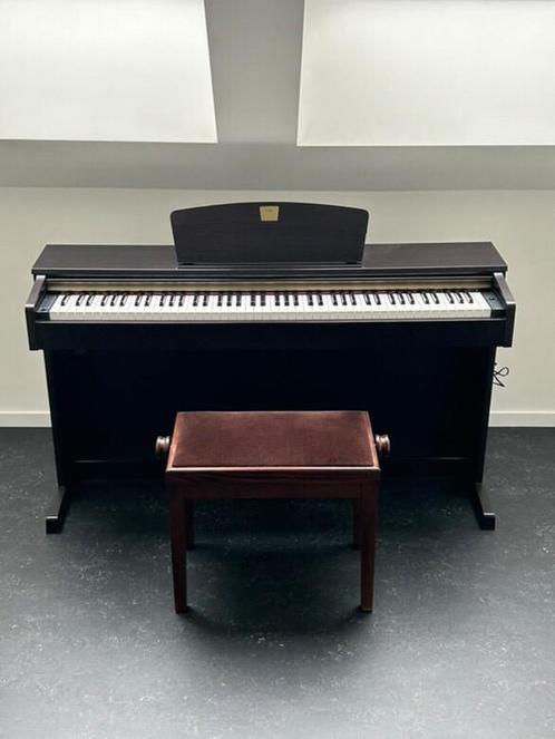 Yamaha-piano, Muziek en Instrumenten, Piano's, Zo goed als nieuw, Piano, Bruin, Ophalen