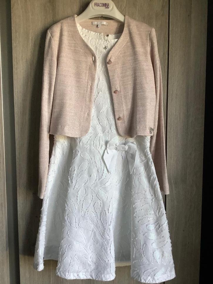 communiekleding meisje 140, Kinderen en Baby's, Kinderkleding | Maat 140, Zo goed als nieuw, Meisje, Setje, Ophalen