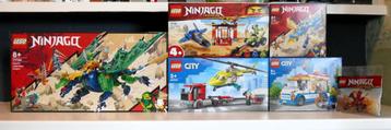 lego 5 dozen + 1 polybag = 104 euro city + ninjago nieuw beschikbaar voor biedingen