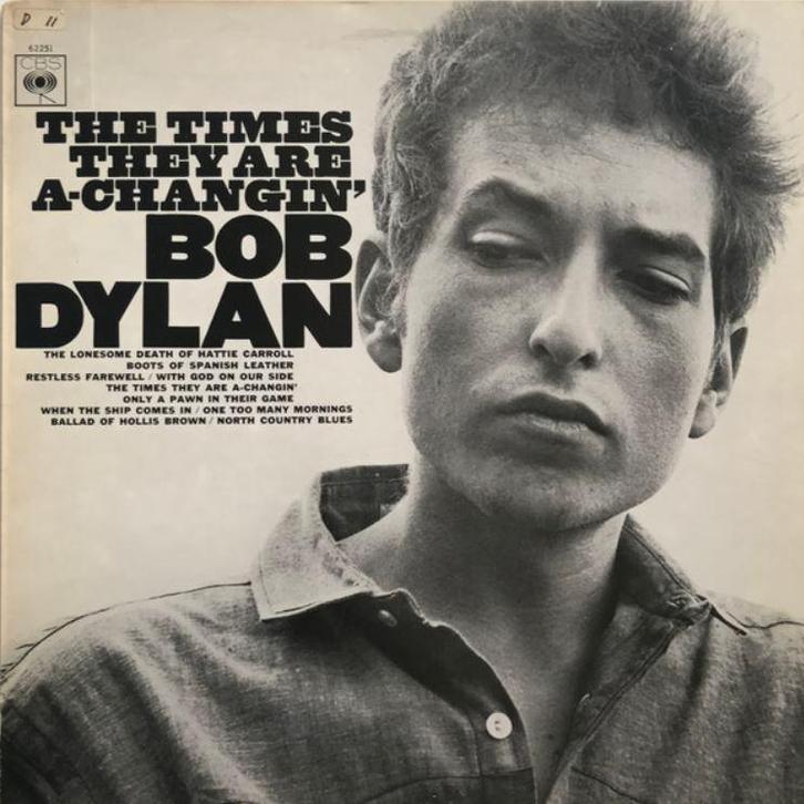 lp: BOB DYLAN - THE TIMES THEY ARE A-CHANGIN'  - bied va 20€, CD & DVD, Vinyles | Rock, Utilisé, Pop rock, 12 pouces, Enlèvement ou Envoi