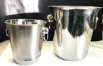 Champagne wijn koeler en ijsemmer set 2 stuks zilver✨🍾🥂💎, Verzamelen, Ophalen of Verzenden, Nieuw, Overige gebieden, Champagne