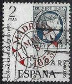 Spanje 1973 - Yvert 1781 - Werelddag van de postzegel (ST), Affranchi, Envoi