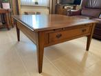 Eiken Salontafel | 100x100cm | uitschuifbare plateau’s, Huis en Inrichting, Tafels | Salontafels, Ophalen, 50 tot 100 cm, Klassiek