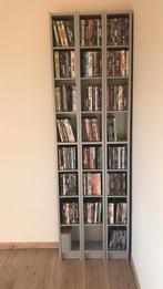 DVD-rek inclusief DVD's, Ophalen, Zo goed als nieuw, Dvd's
