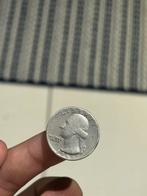 Amerikaanse 1966 Washington Quarter Dollar, Ophalen, Losse munt, Zilver