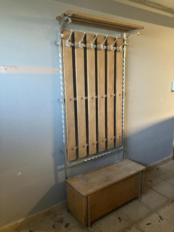 halmeubel kapstok/hoedenrek/opbergkist, Huis en Inrichting, Woonaccessoires | Kapstokken, Zo goed als nieuw, Overige typen, Hout