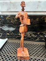 Statue Don Quichotte en bois sculptée., Ophalen of Verzenden