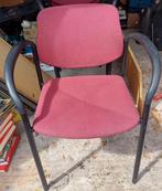 6 stoelen, stoffen zitting (6 voor €30), Ophalen, Gebruikt
