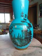 Vase opaline N lll peint main, Antiquités & Art, Enlèvement