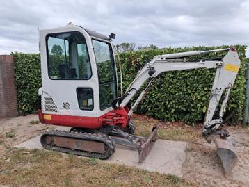 Minigraver Takeuchi TB016 / Minikraan / Graafmachine  beschikbaar voor biedingen