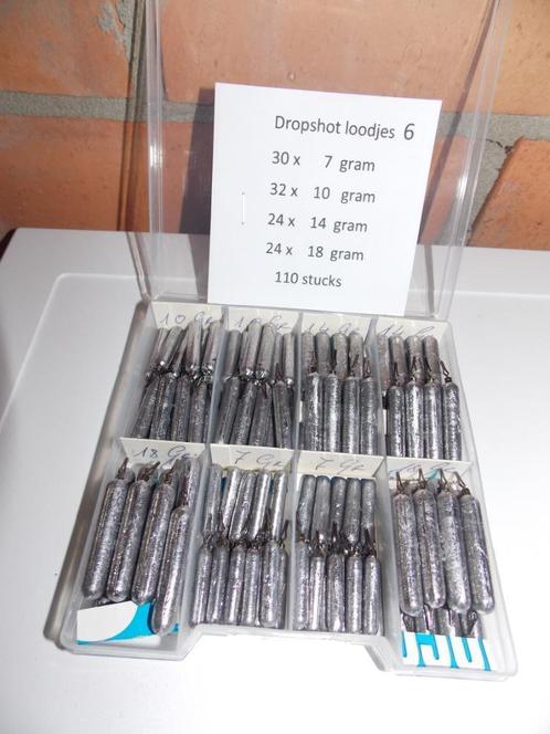 Dropshot loodjes, Watersport en Boten, Hengelsport | Roofvissen, Nieuw, Complete set, Ophalen