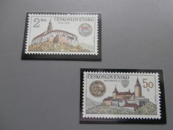 Postzegels Tsjecho-Slowakije 1918- -1998 Unesco -Oekraïne