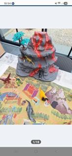 Dino set bestaande uit Vulcano, tapijt, alle dinos!, Ophalen of Verzenden, Zo goed als nieuw