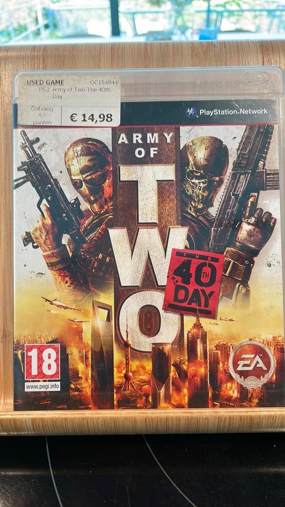 Army of Two: The 40th Day, PS3, Games en Spelcomputers, Games | Sony PlayStation 3, Shooter, Vanaf 18 jaar, Ophalen of Verzenden