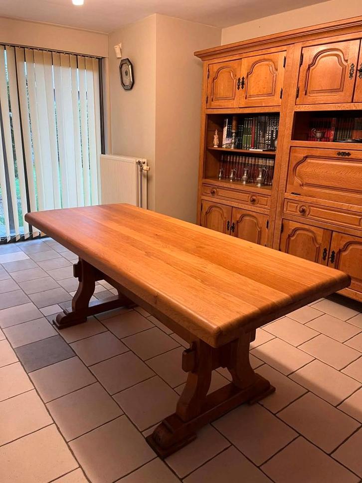 Table en bois massif 2000 x 850, Huis en Inrichting, Tafels | Eettafels, Zo goed als nieuw, 200 cm of meer, 200 cm of meer, Vijf personen of meer