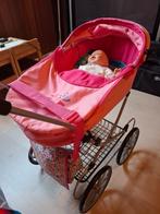 Kinderbuggy met pop en verzorgingstas, Kinderen en Baby's, Speelgoed | Poppen, Ophalen, Zo goed als nieuw, Babypop