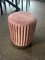 Oudroze krukje met gouden rand, Huis en Inrichting, Zetels | Voetbanken en poefs, Ophalen, Zo goed als nieuw