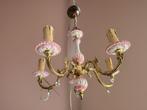 Prachtige Art Deco kroonluchter van brons en porselein ️, Ophalen, Gebruikt, Metaal, Art Déco
