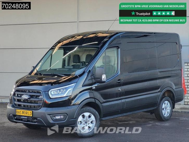 Ford Transit 165pk Nieuw Model Limited L2H2 Automaat CarPlay, Auto's, Bestelwagens en Lichte vracht, Bedrijf, Te koop, Achteruitrijcamera