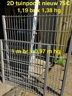 Tuinpoorten 2D staalmat gecoat, Ophalen, Gebruikt, Staal, Draaipoort