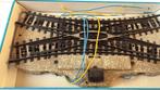 Märklin 5128 elektrische Engelse wissel, Wisselstroom, Rails, Ophalen of Verzenden, Zo goed als nieuw