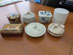 Lot de boîtes porcelaine et autres, Ophalen