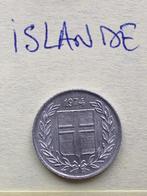 Devise ISLANDE: 1 pièce 10 aurar: 1974, Ophalen of Verzenden, Overige landen, Losse munt