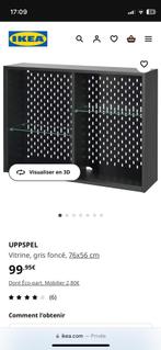 Vitrine IKEA Uppspel gris foncé, Maison & Meubles, Armoires | Vitrines