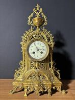 (52) Antieke Franse Bronzen Regency Stijl Pendule ca.1890, Antiek en Kunst, Antiek | Klokken, Ophalen of Verzenden