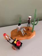 Playmobil indianen in woestijn paarden en accessoires, Kinderen en Baby's, Ophalen of Verzenden