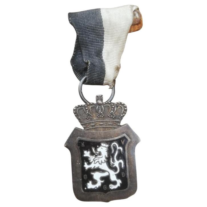 Stad Gent - KVGDG - medaille, Verzamelen, Militaria | Algemeen, Overige soorten, Lintje, Medaille of Wings, Ophalen of Verzenden