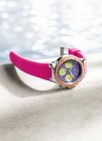 Guess Ladies Sport Steel - Horloge - Kunststof - Roze - Ø 38, Handtassen en Accessoires, Ophalen of Verzenden, Nieuw