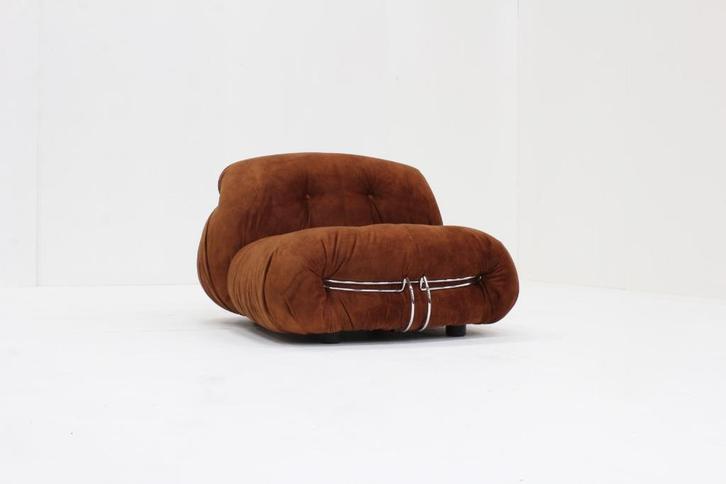 Vintage Cassina Soriana fauteuil by Afra & Tobia Scarpa, Antiek en Kunst, Antiek | Meubels | Stoelen en Sofa's, Ophalen