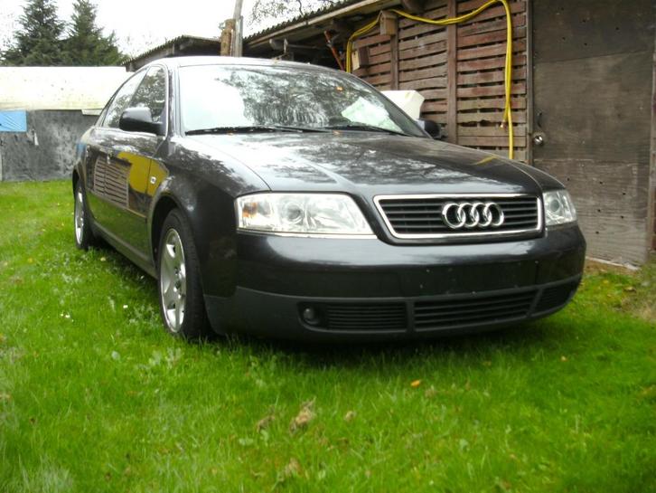 auto's, Auto's, Audi, Particulier, A6, Trekhaak, Diesel, Euro 2, 4 deurs, Handgeschakeld, Zwart, Leder, Voorwielaandrijving, Dealer onderhouden