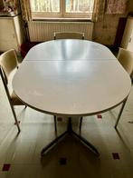 Table de cuisine ovale, Maison & Meubles, 100 à 150 cm, Ovale, Utilisé, Cinq personnes ou plus
