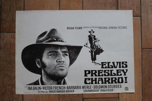 filmaffiche Elvis Presley Charro 1969 filmposter, Collections, Posters & Affiches, Comme neuf, Cinéma et TV, A1 jusqu'à A3, Rectangulaire horizontal