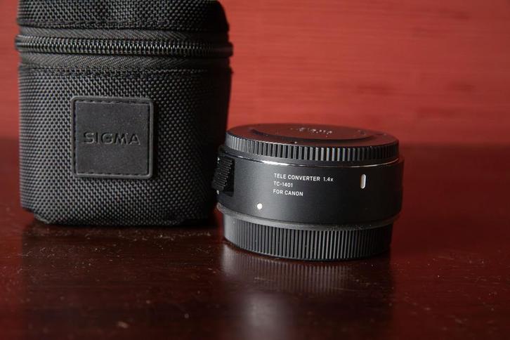 Sigma tele converter 1,4x  TC-1401 for Canon, Audio, Tv en Foto, Foto | Lenzen en Objectieven, Zo goed als nieuw, Accessoires