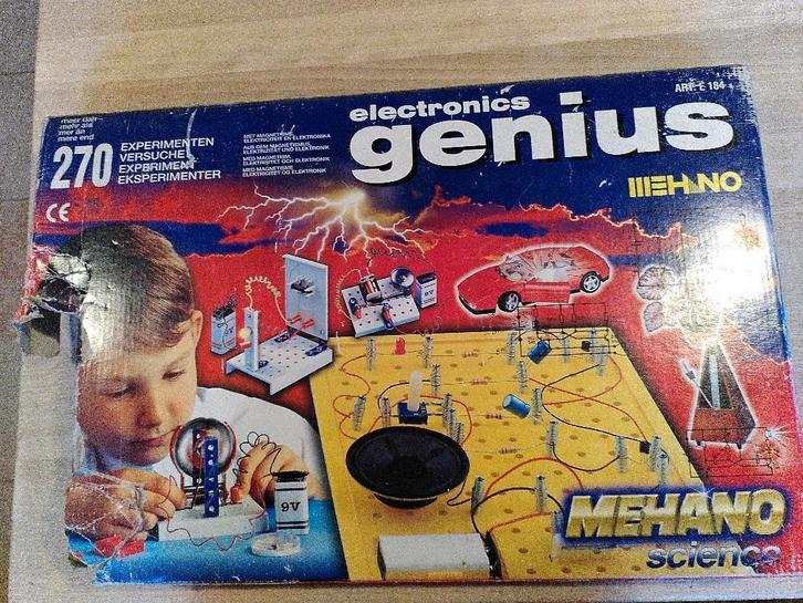 MEHANO genius electronics E 184, Kinderen en Baby's, Speelgoed | Educatief en Creatief, Gebruikt, Ontdekken, Ophalen of Verzenden